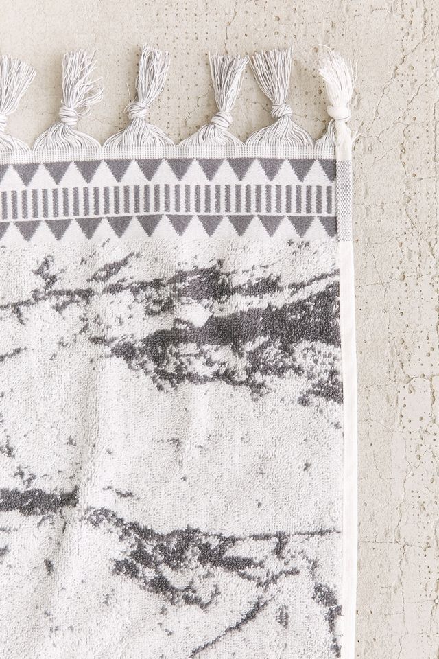 Marble Print Reversible Towel #5
