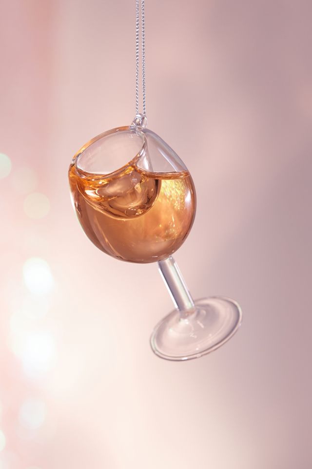 Wine Glass Christmas Ornament 