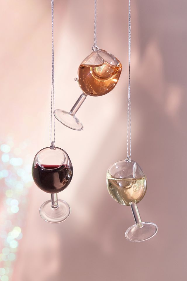 Wine Glass Christmas Ornament  #1