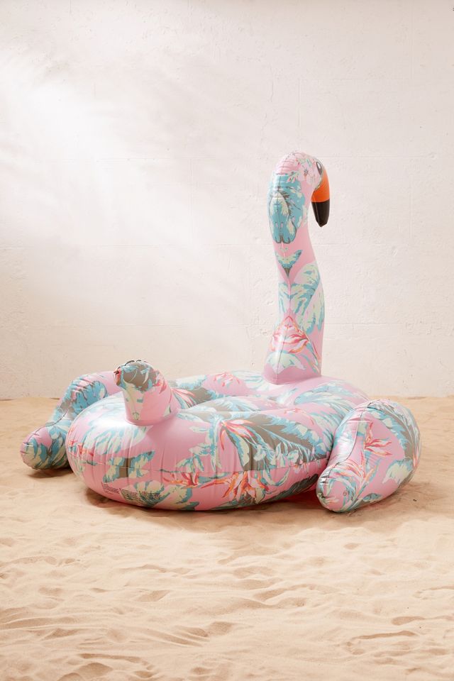 Floral Flamingo Pool Float #2