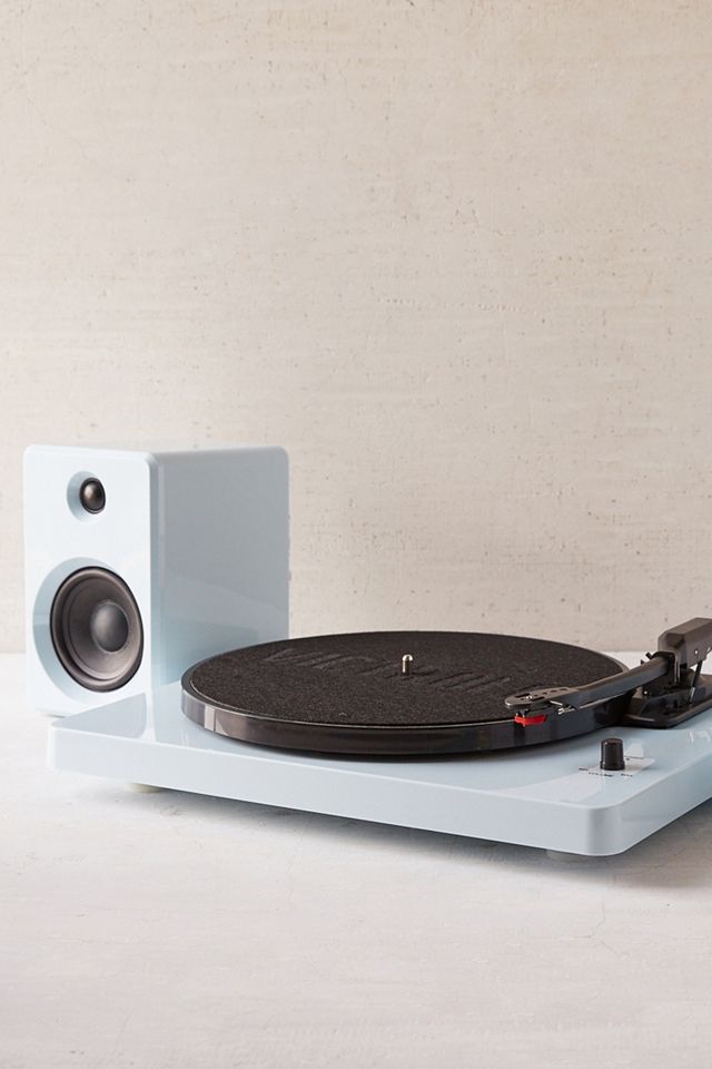 EP-33 Glossy Blue Bluetooth Turntable with Speakers #2