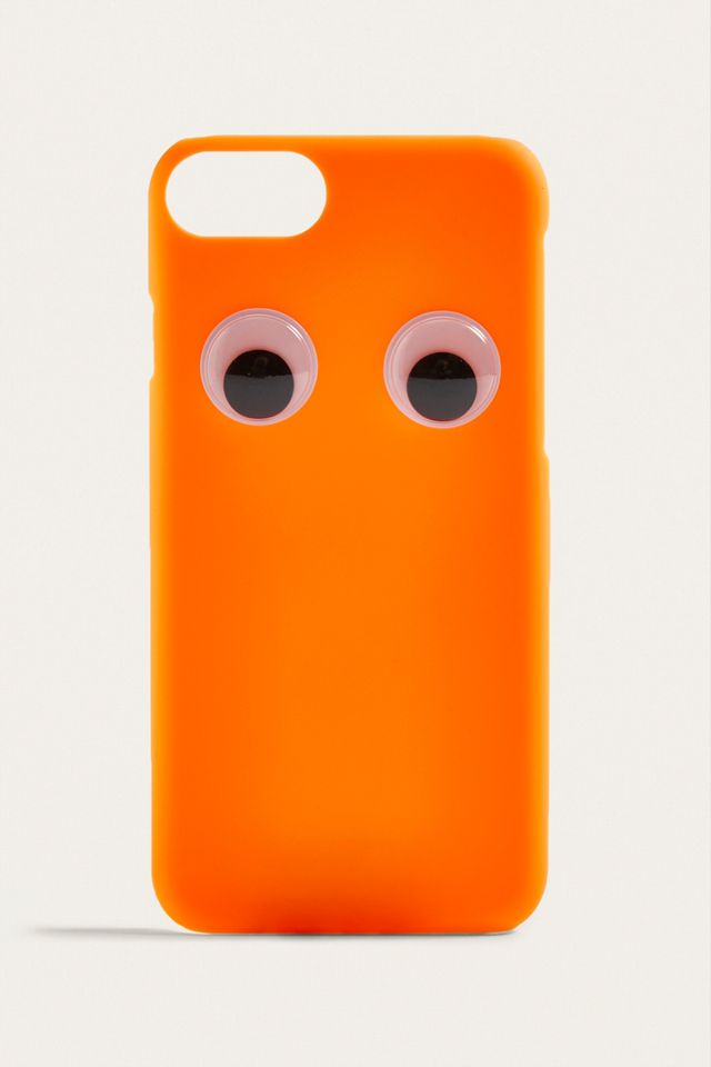 Googly Eyes Orange iPhone 6/7 Case #1