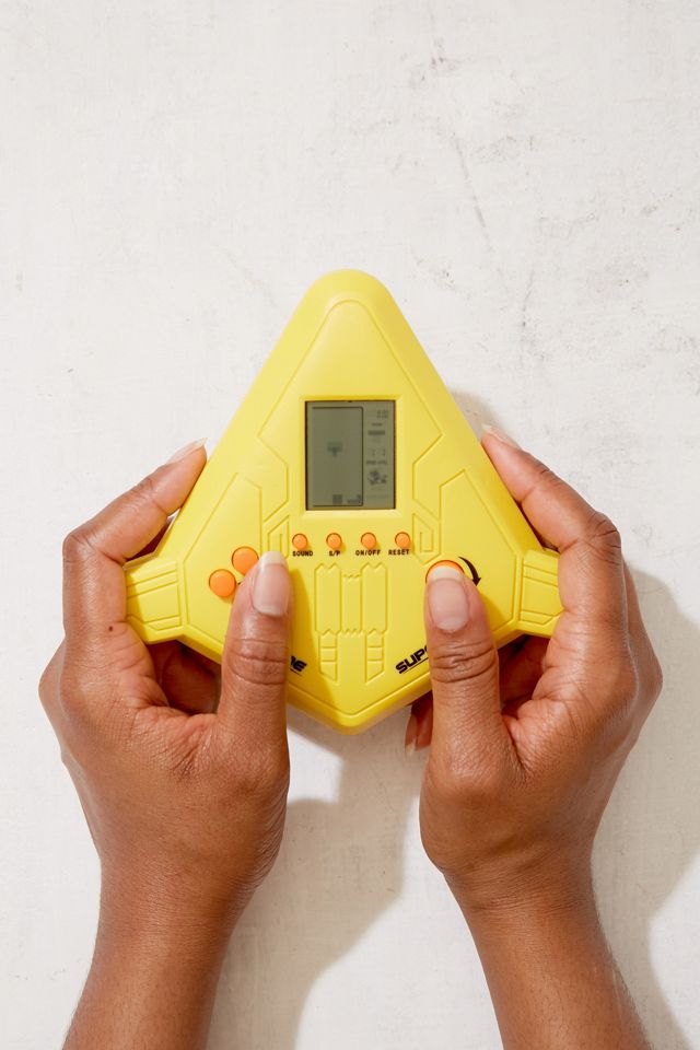 Super Fighter Yellow Handheld Gaming Console