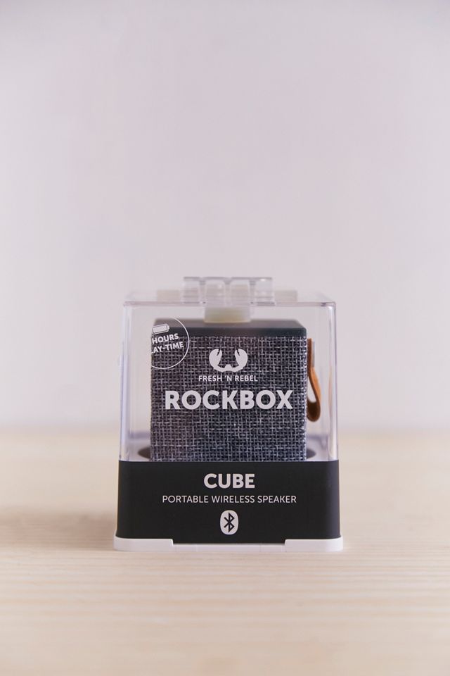 Fresh ‘N Rebel Rockbox Cube Concrete Wireless Speaker #1