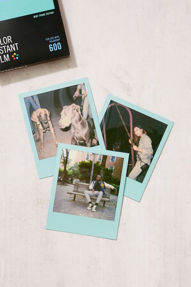 Impossible Duochrome Mint Colour Polaroid 600 Instant Film Urban