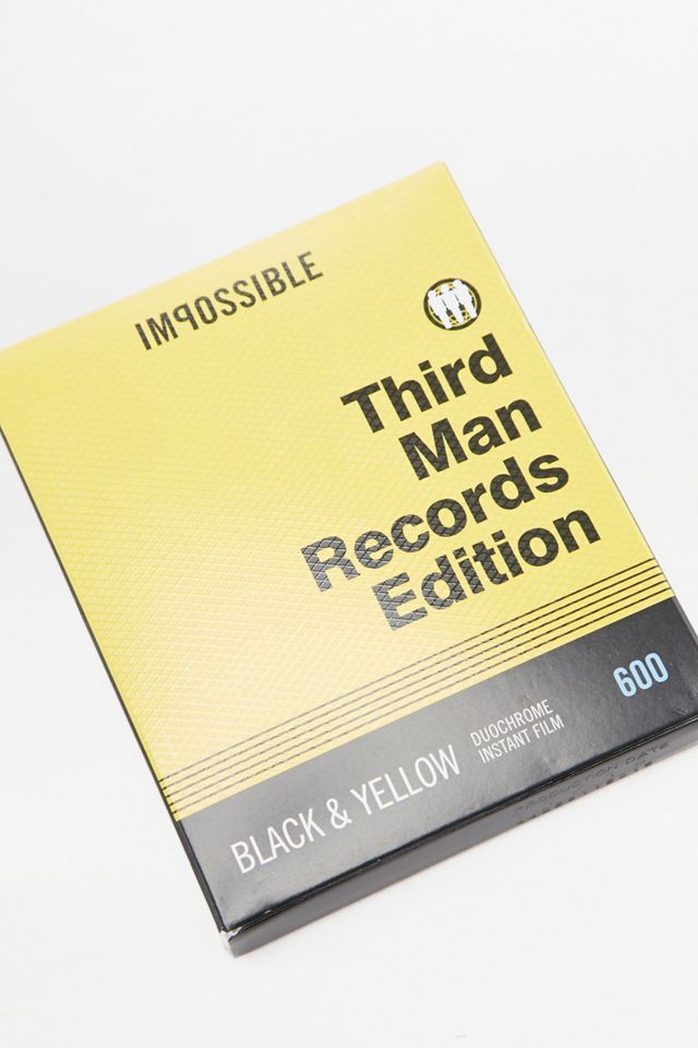 Impossible Third Man Records Edition Black & Yellow Polaroid 600 Instant Film #1