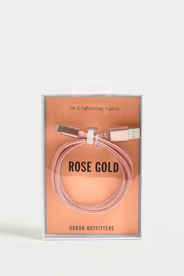 Rose Gold Lightning Cable #2