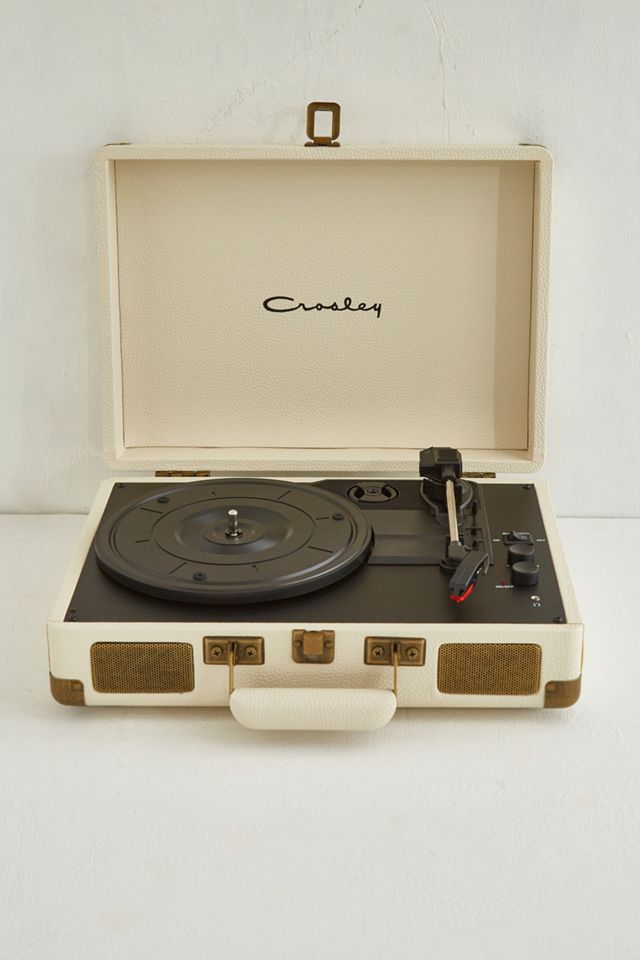 Crosley - Tourne-disque Cruiser Bluetooth grainé crème