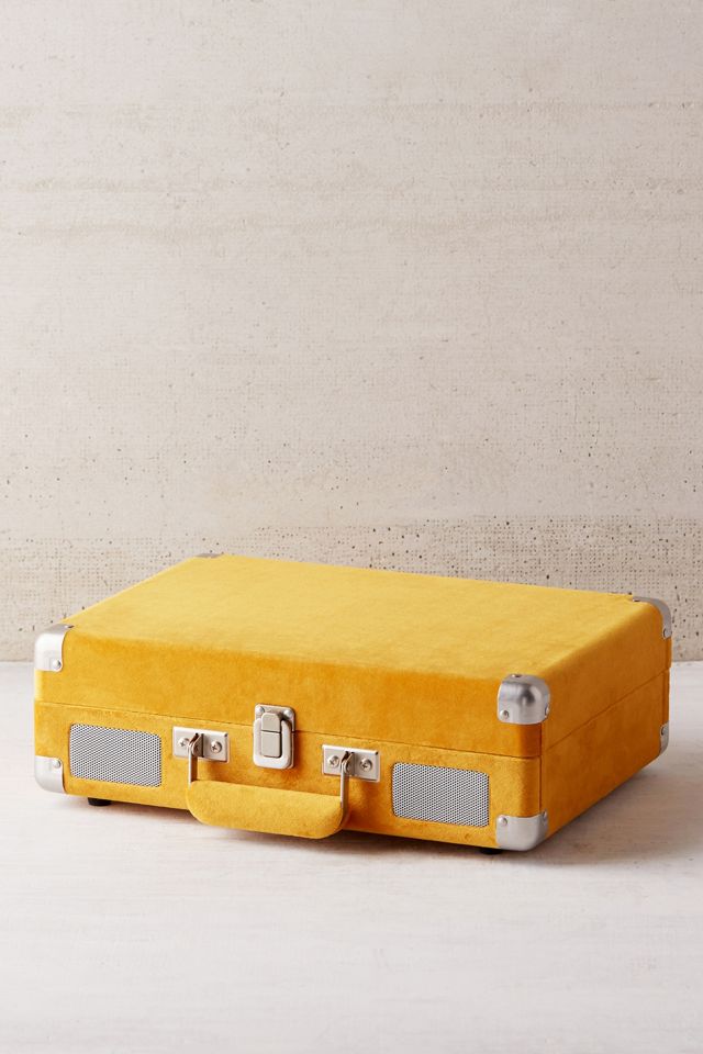 Crosley X UO Mustard Velvet Cruiser Bluetooth Vinyl Record Player #2