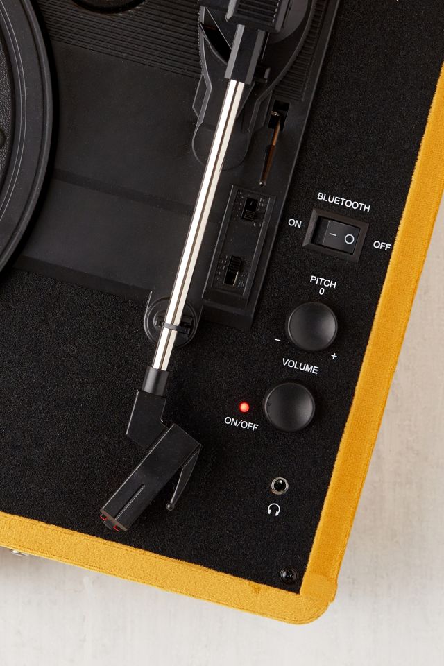 Crosley X UO Mustard Velvet Cruiser Bluetooth Vinyl Record Player #3