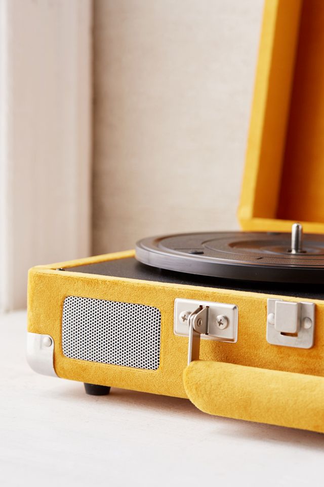 Crosley X UO Mustard Velvet Cruiser Bluetooth Vinyl Record Player #4