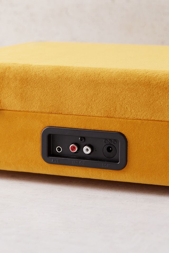 Crosley X UO Mustard Velvet Cruiser Bluetooth Vinyl Record Player #5