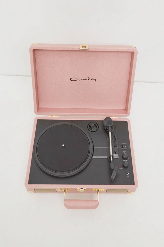 Crosley Cruiser Pebbled Pink Vinyl Record Player #1