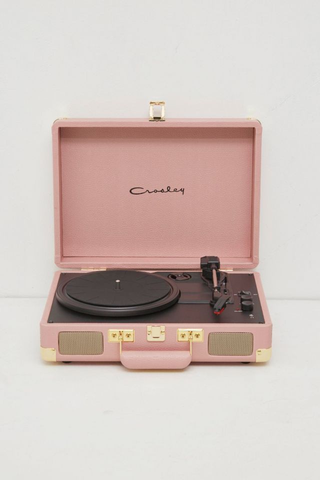 Crosley Cruiser Pebbled Pink Vinyl Record Player