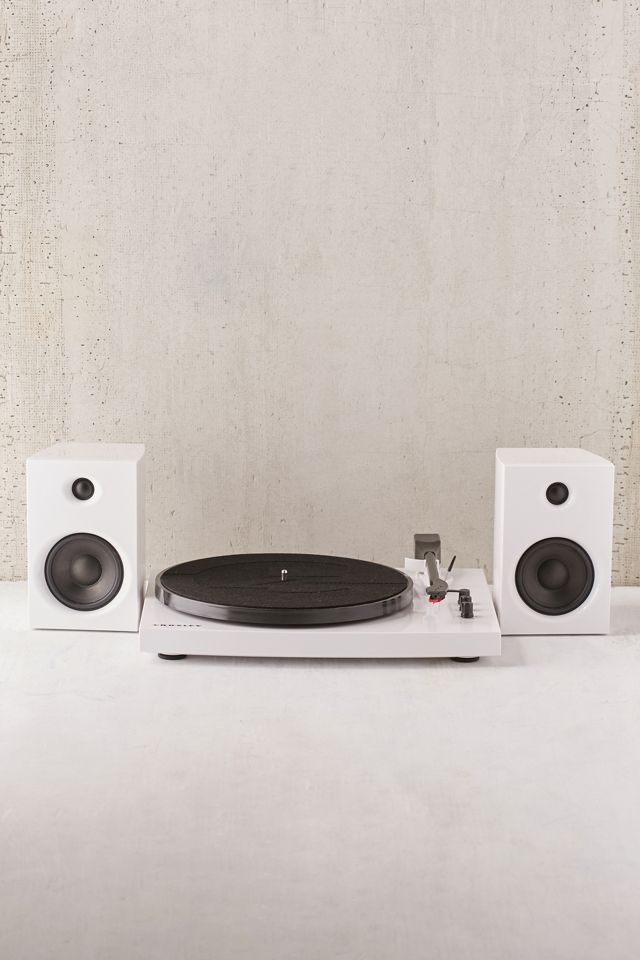 Crosley T100 White Bluetooth Vinyl Record Player with Speakers #1