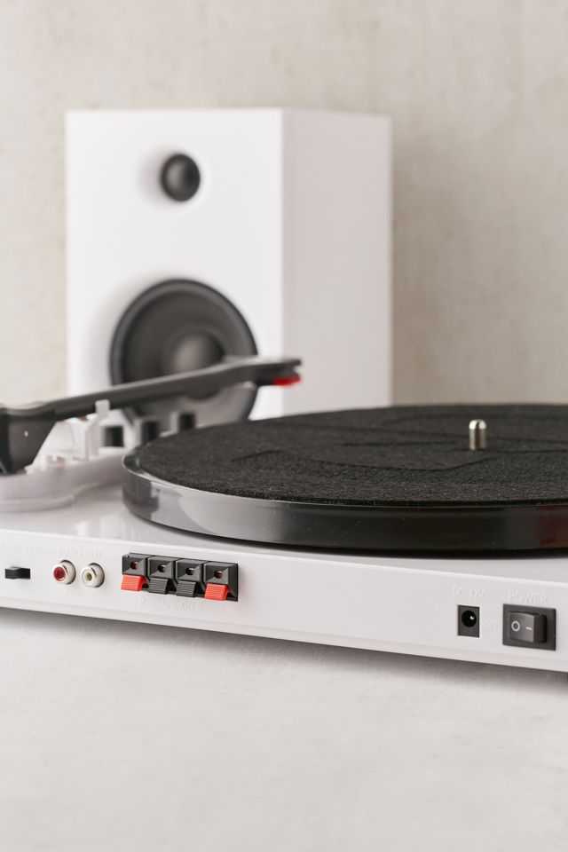 Crosley T100 White Bluetooth Vinyl Record Player with Speakers #4