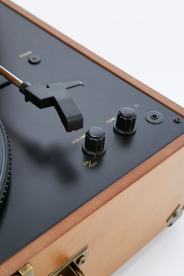 Crosley Keepsake Wood Record Player Enchufe de la UE #3