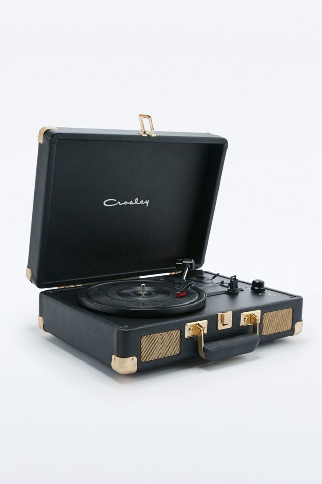 Crosley Cruiser Black and Gold Bluetooth Vinyl Record Player #1