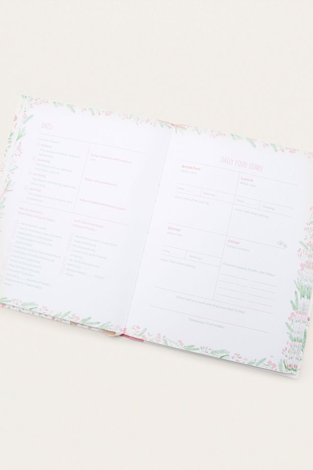 Eat Pretty, Live Well: A Guided Journal For Nourishing Beauty, Inside And Out By Jolene Hart #4