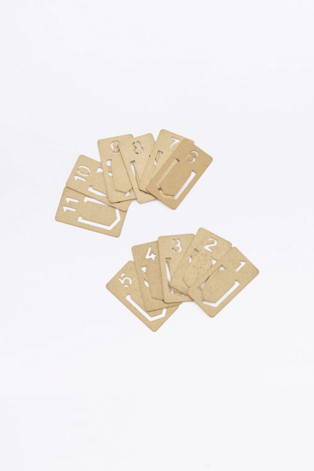 Midori Brass Number Clips #2