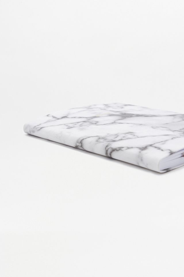 Ohh Deer White Marble Notebook #2