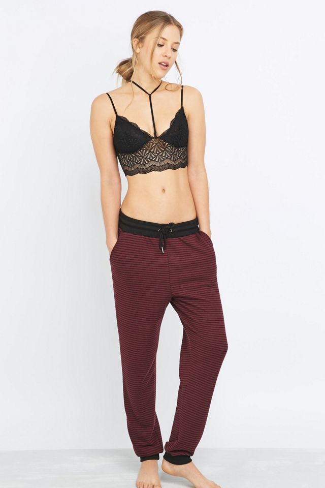 V-Front Black Lace Bralette #3