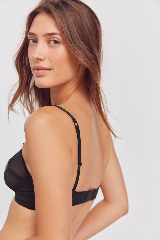 Out From Under Be Mine Mesh Applique Underwire Bra #3