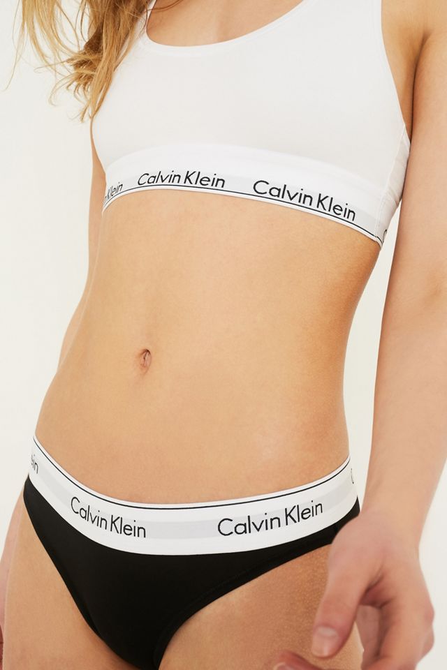 Calvin Klein Modern Cotton Racerback White Bralette #3
