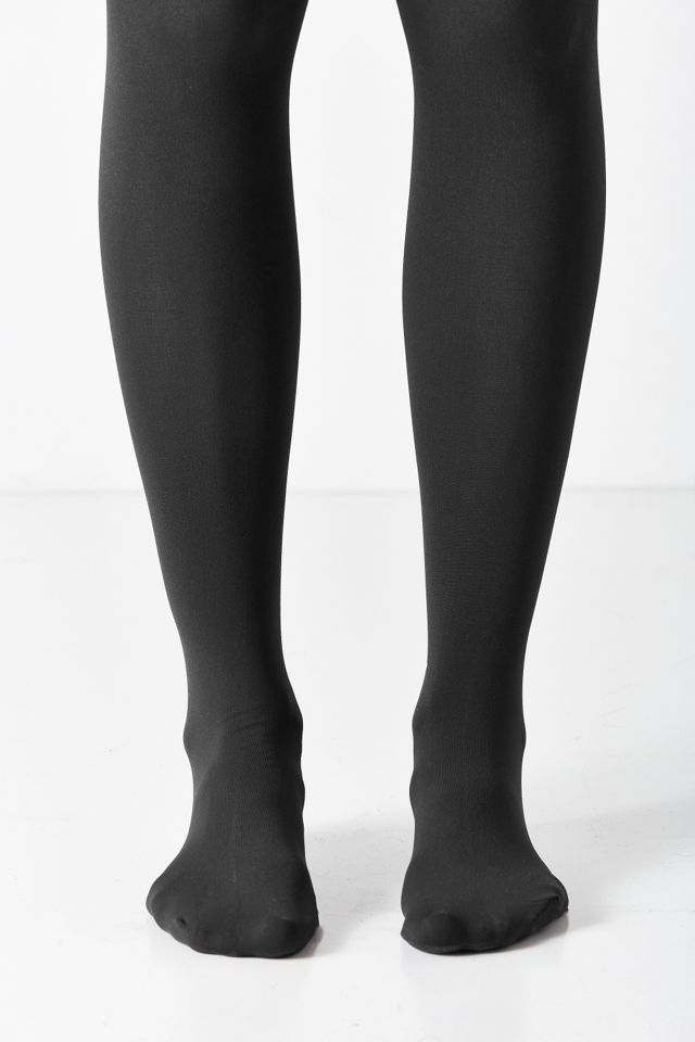 80 Denier Opaque Black Tights #1
