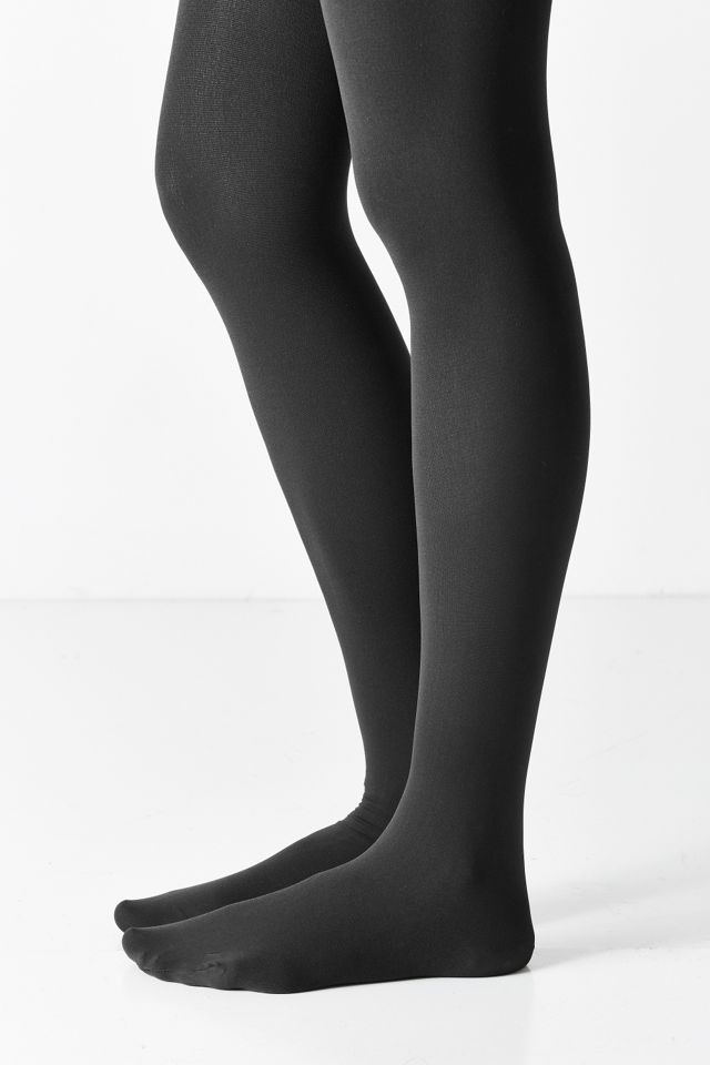 80 Denier Opaque Black Tights #2