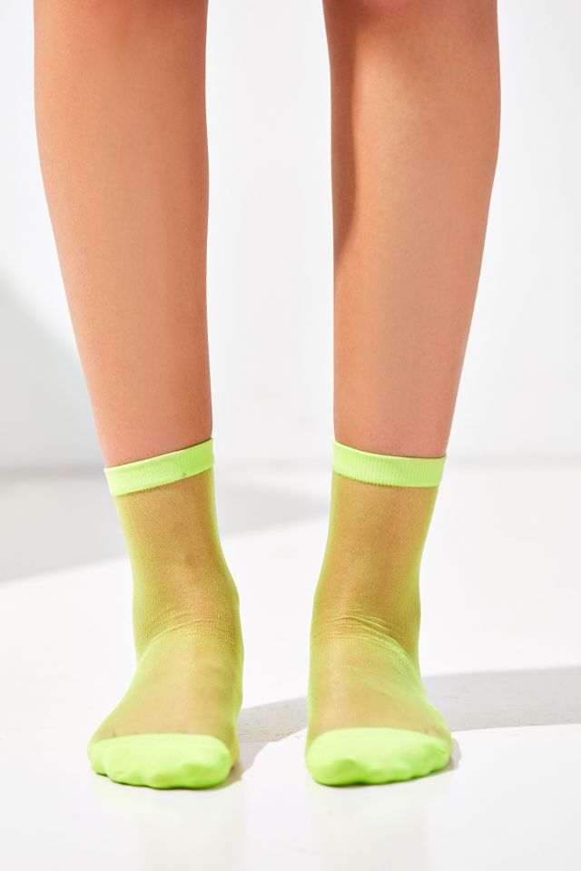 Out From Under - Chaussettes Monofilament jaunes #1