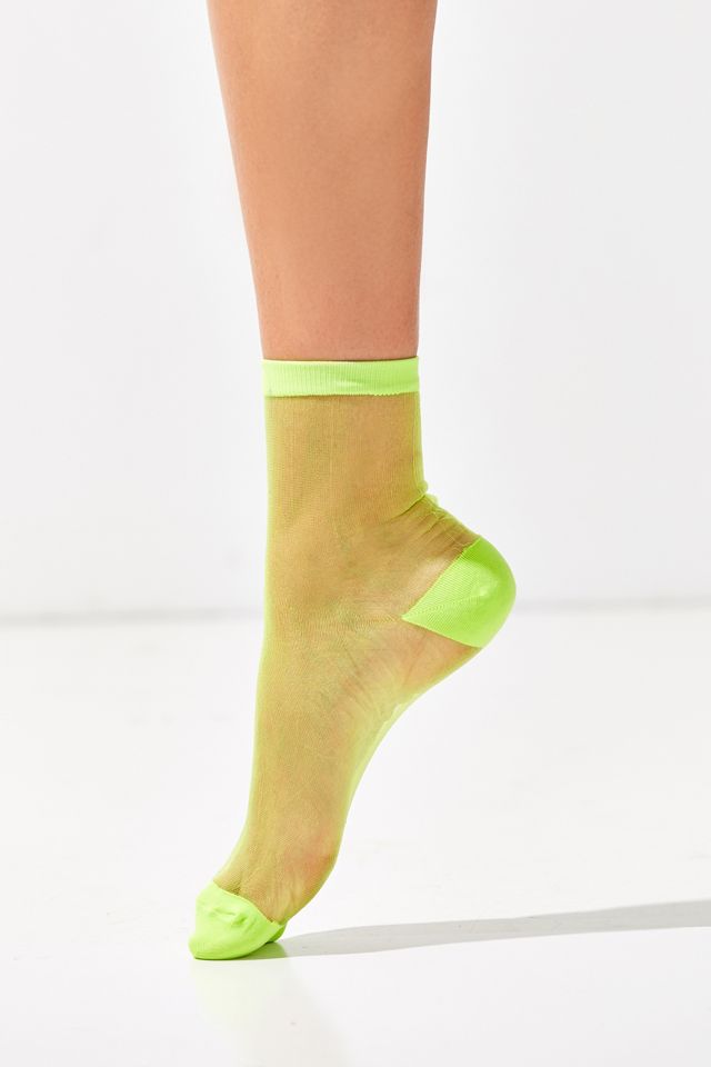 Out From Under - Chaussettes Monofilament jaunes #4