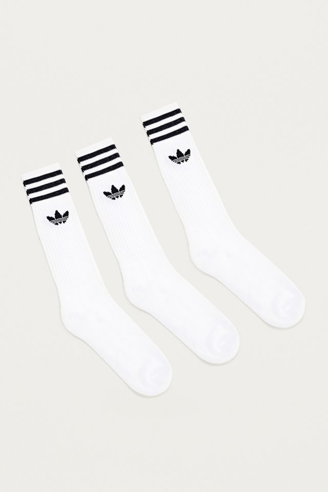 adidas - Lot de 3 paires de chaussettes blanches #1