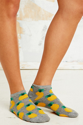 pineapple trainer socks