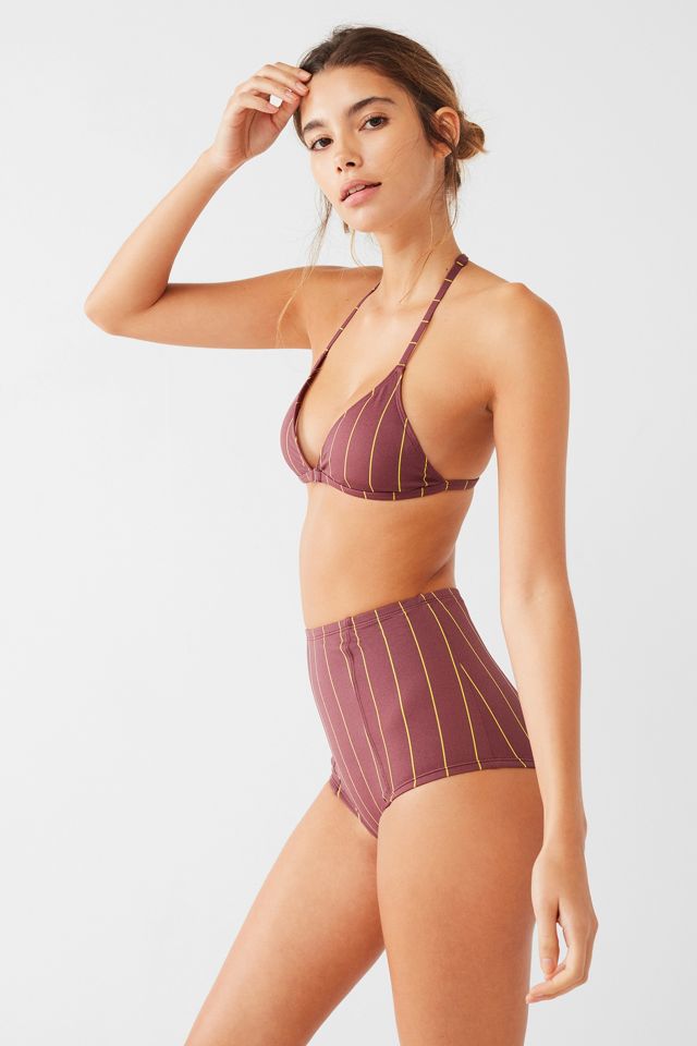 Out From Under Printed Racerback Triangle Bikini Top #3