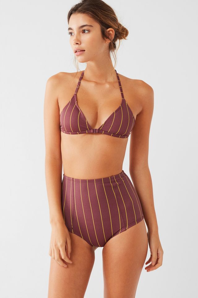 Out From Under Printed Racerback Triangle Bikini Top #5