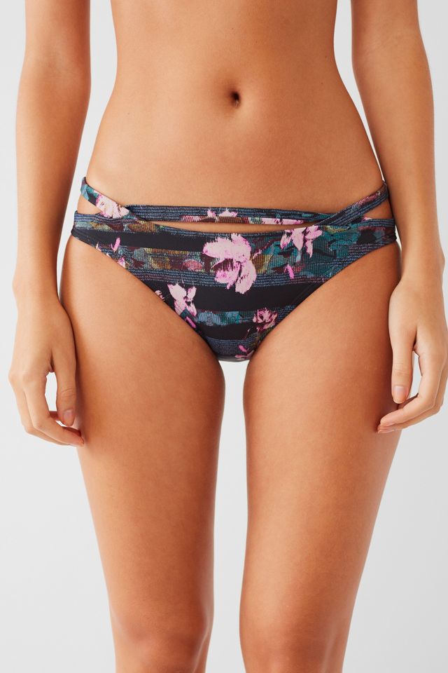Out From Under Floral Cutout Hipster Bikini Bottoms #3