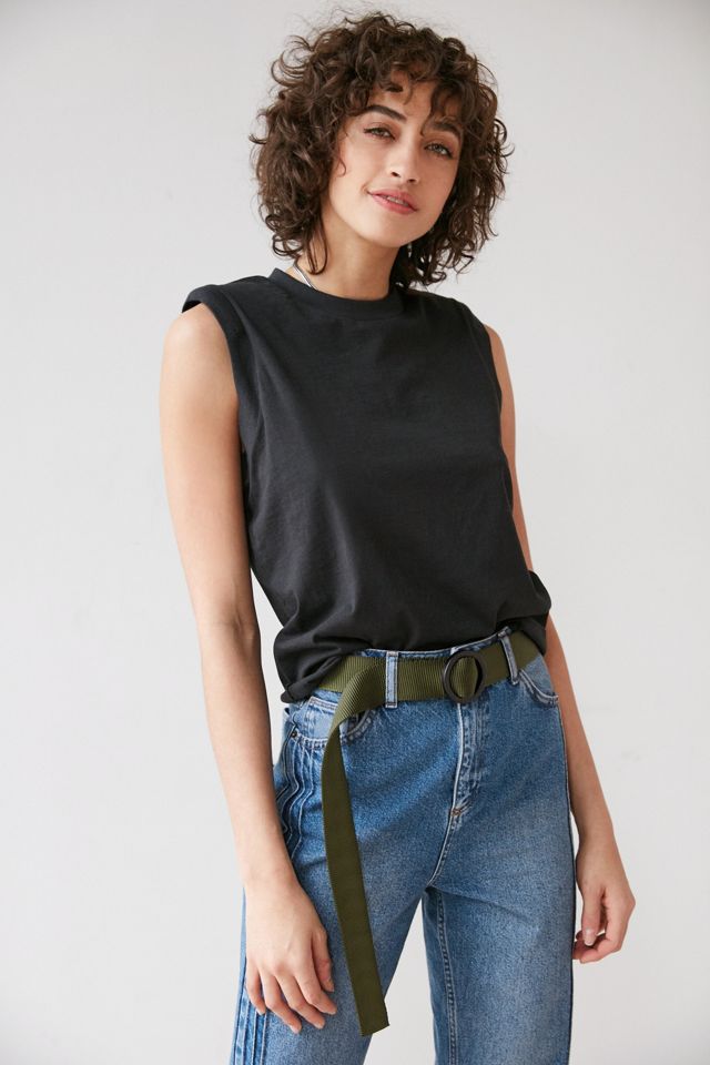 Silence + Noise – Muskelshirt „Briar“ mit gepolsterten Schultern #4