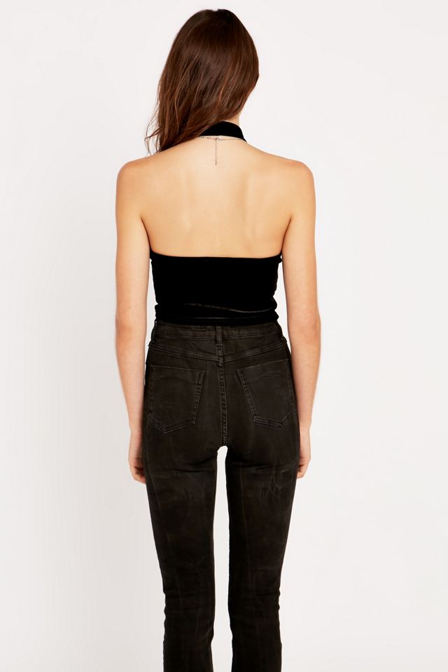 Pins & Needles Velvet Crop Top  #5