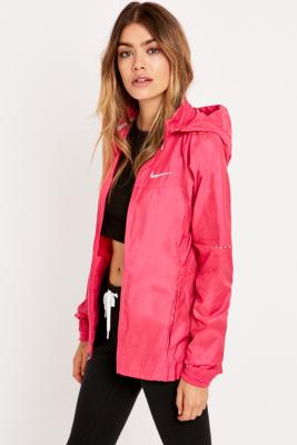 nike pink rain jacket