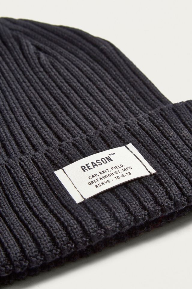 Reason Premium Knit Ribbed Beanie #1