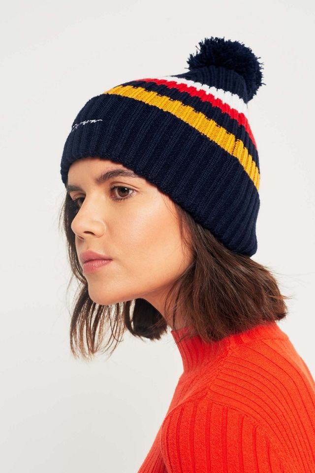 Reason Striped Ski Pom Pom Beanie #4