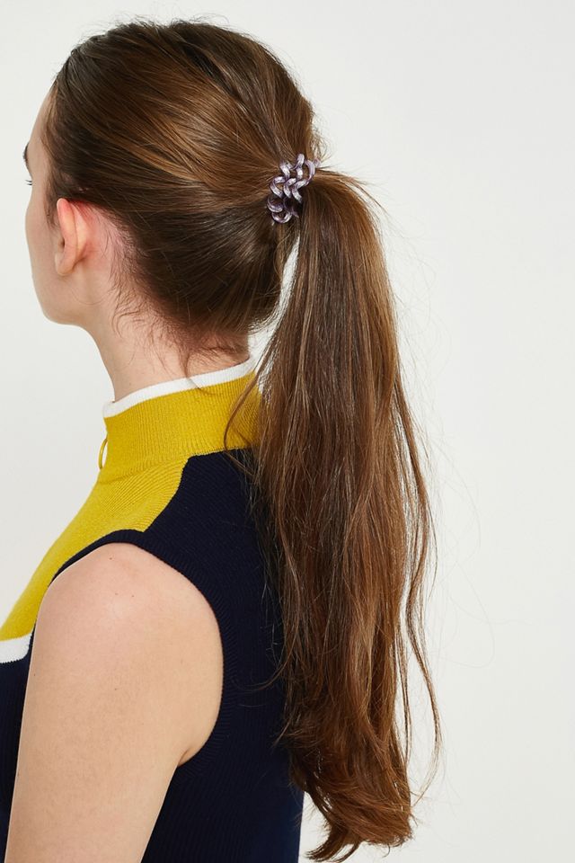 Telephone Cord Holographic Hair Tie 4-Pack #1