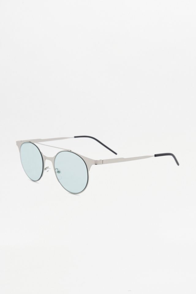 Metal Brow Bar Coloured Lens Sunglasses Urban Outfitters Uk 0754