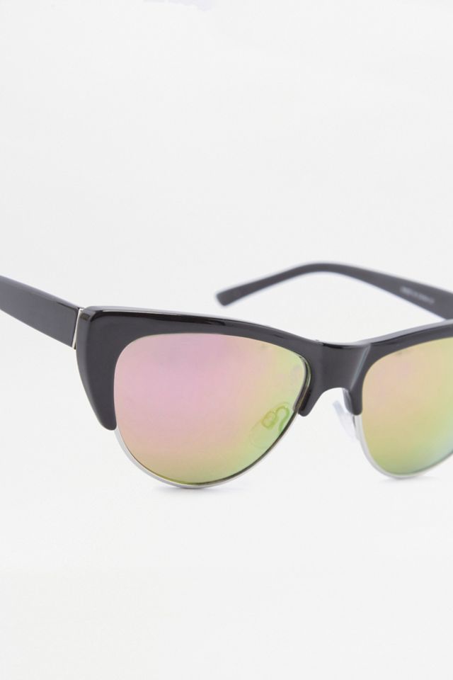 Futuristic Cut Out Cat-Eye Sunglasses #2