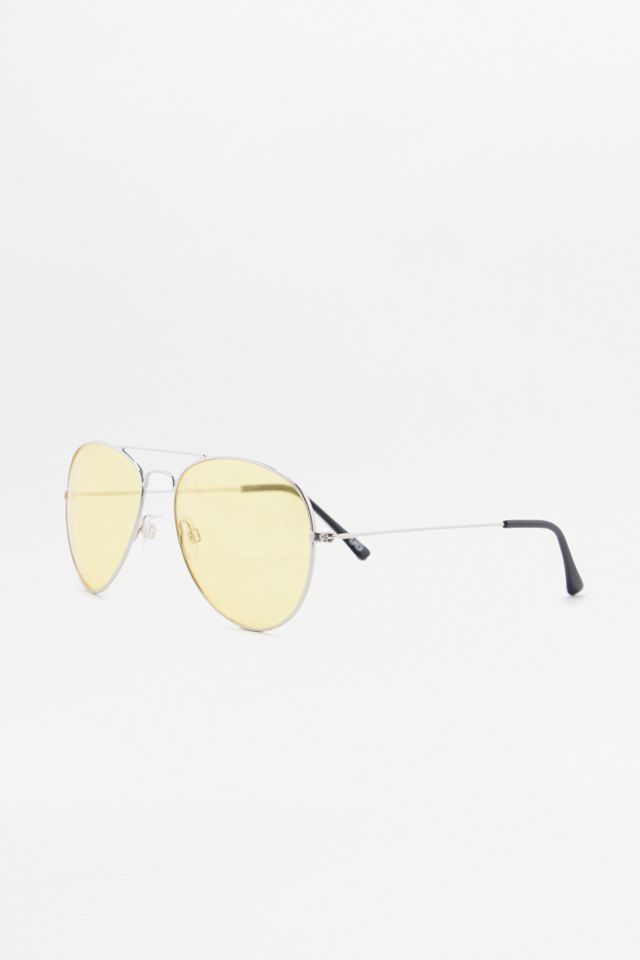 Coloured Lens Aviator Sunglasses
