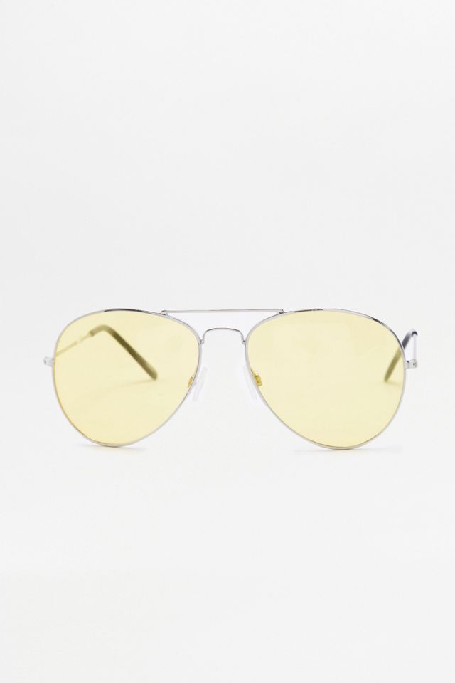 Coloured Lens Aviator Sunglasses #2