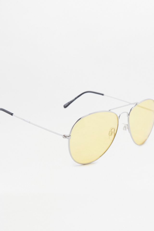 Coloured Lens Aviator Sunglasses #3