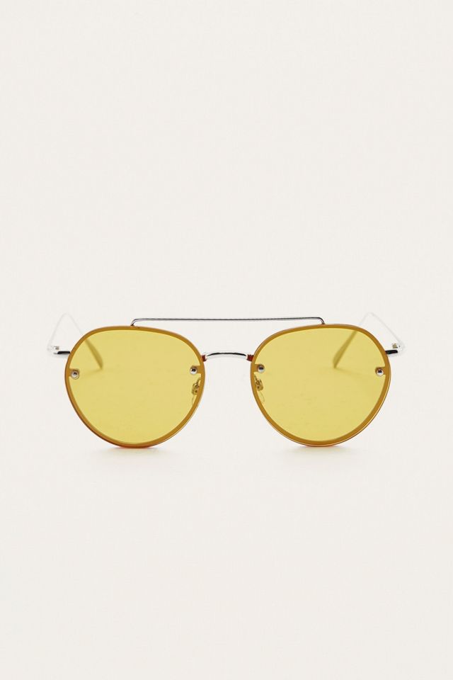 Small Rimless Aviator Sunglasses #1