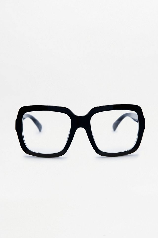 Oversized Square Frame Readers | Urban Outfitters UK